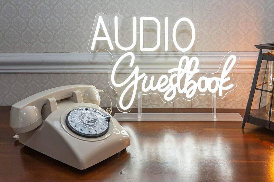 Audio Guest Book!