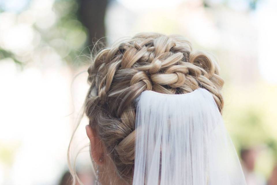 Bridal hair by rocio perez