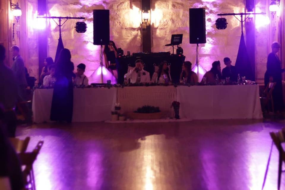 Reception setup