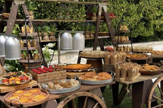 Wagon dessert station