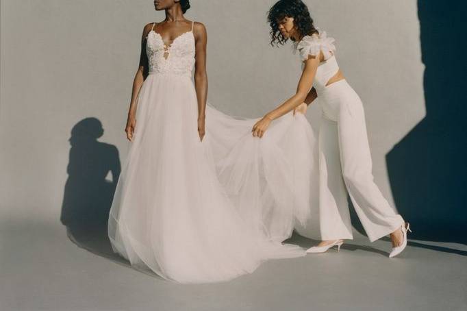 Unique wedding pantsuit