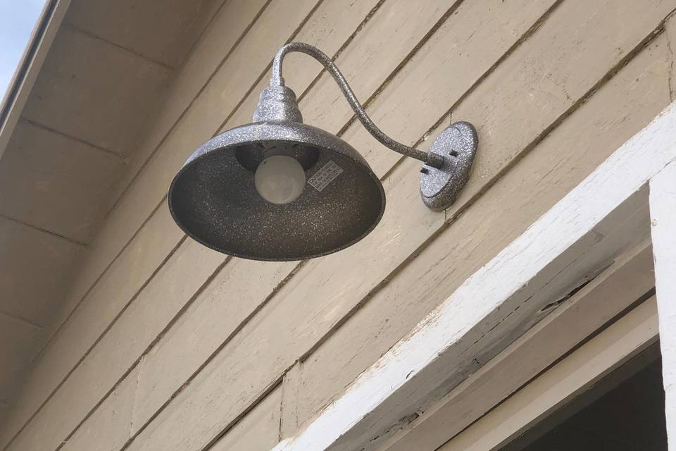 Rustic outdoor lighting
