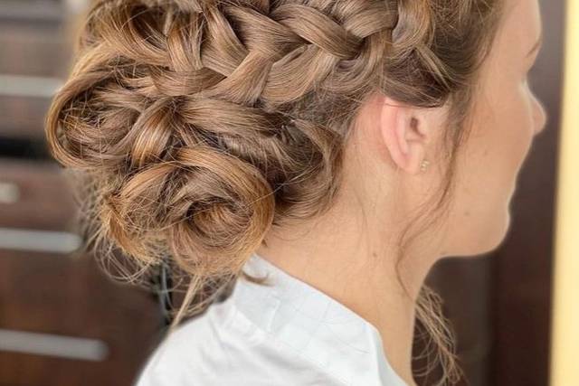 Braided updo