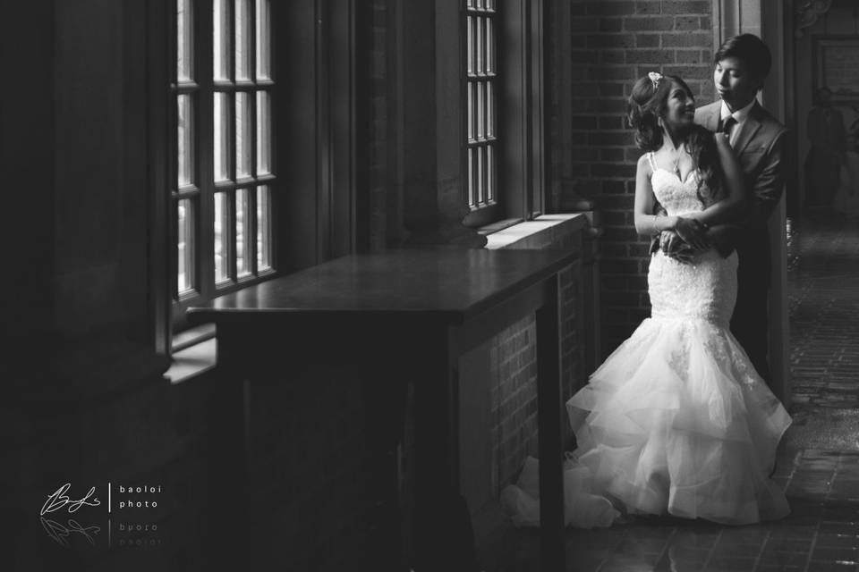 Couple by the window