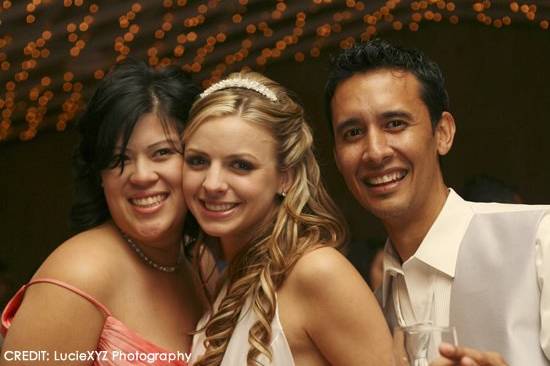 The dancefloor is hoppin' at this outdoor wedding located at private estate Rancho Soquel, just south of Santa Cruz.