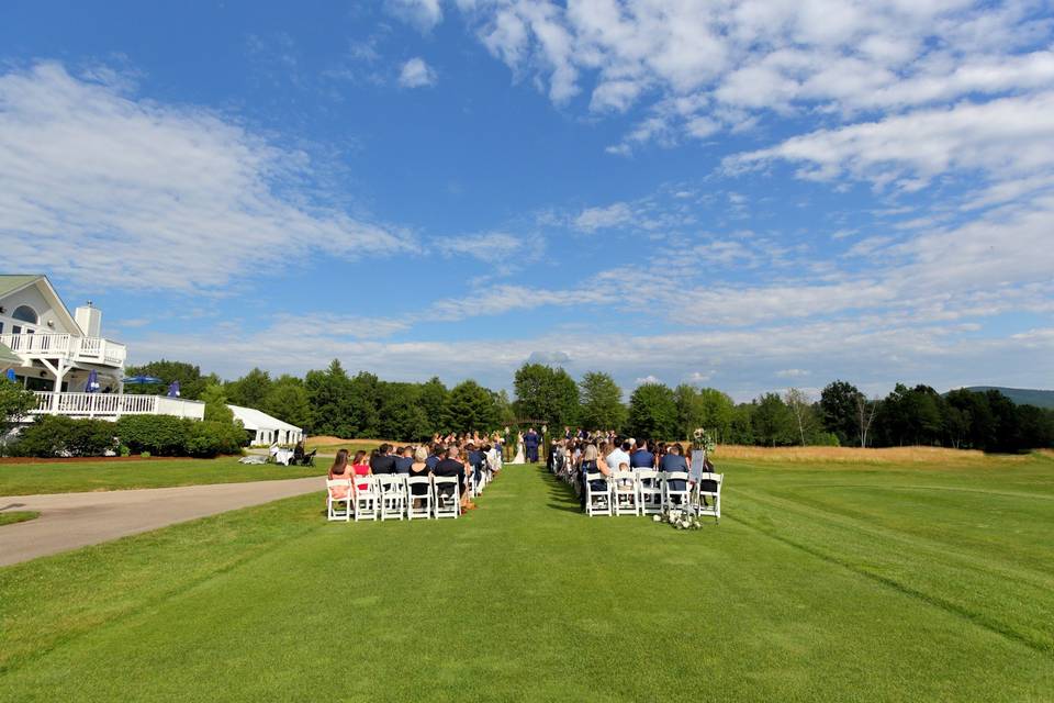 Outdoor ceremony