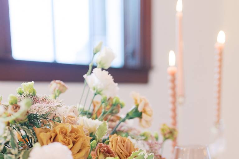 Beautiful mocha florals