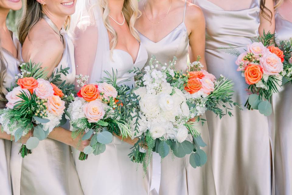 Detail shots wedding flowers