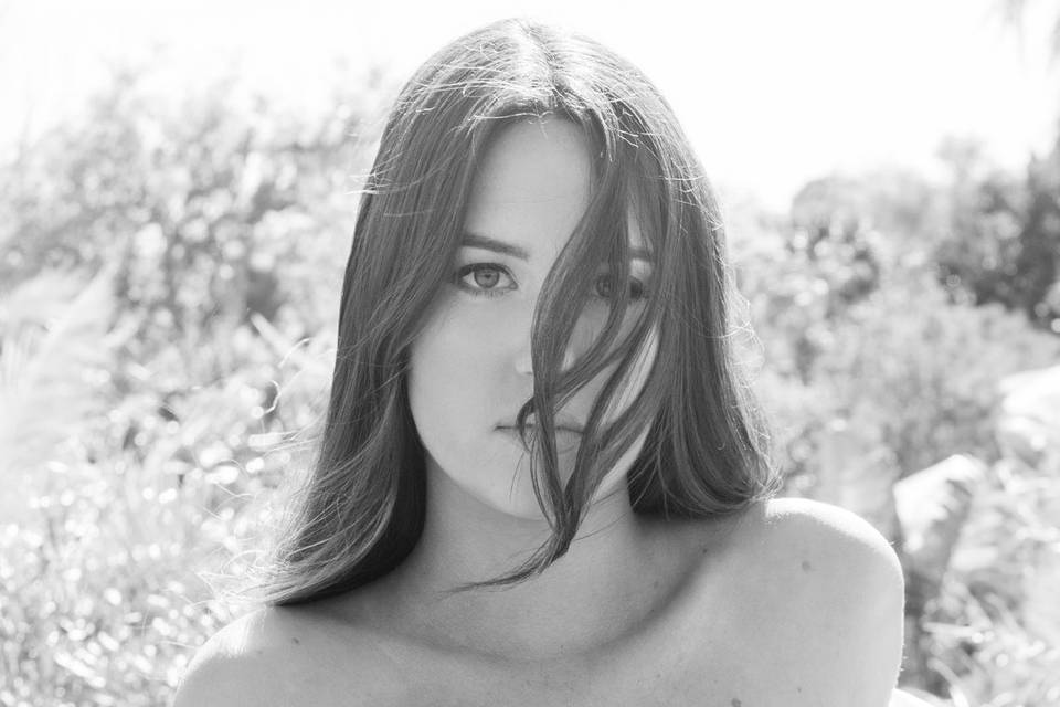 Bride black and white