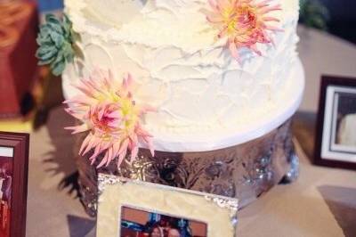 Rustic Buttercream Wedding Cake