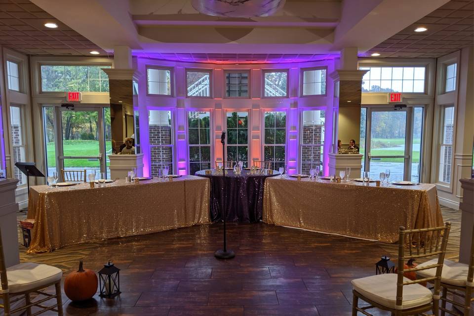 Head Table/Ceremony/Uplights