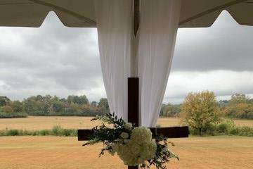 Cross Ceremony Backdrop