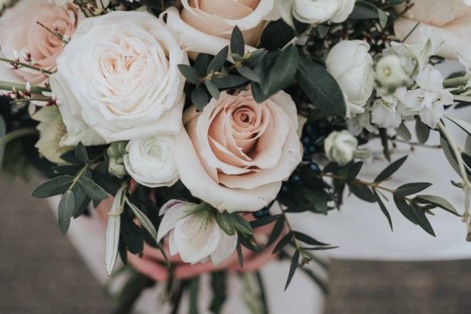 Blush Rose and Sage Wedding