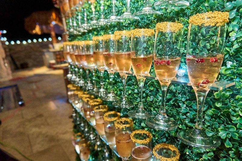 Champagne Wall