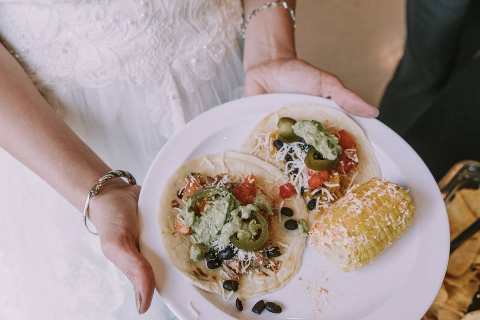 The Bride loves Tacos!