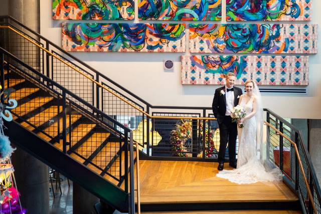 Lobby Wedding Photo