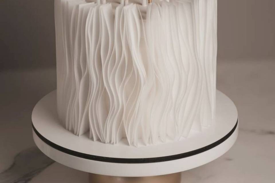 An elegant  wedding cake