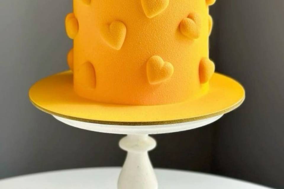 A bright and unique cake