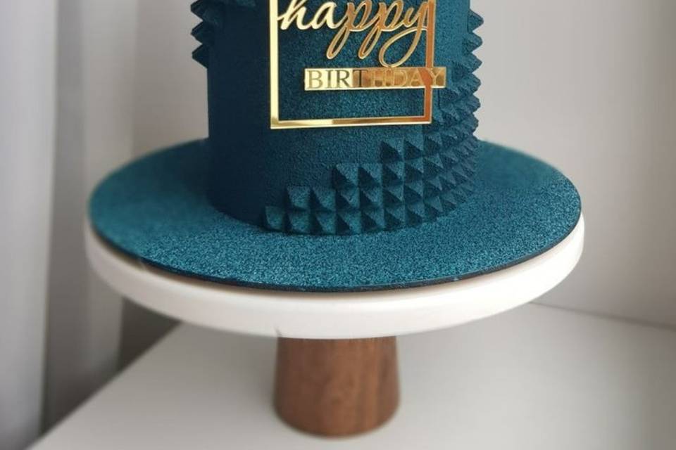 Emerald Spiked Cake