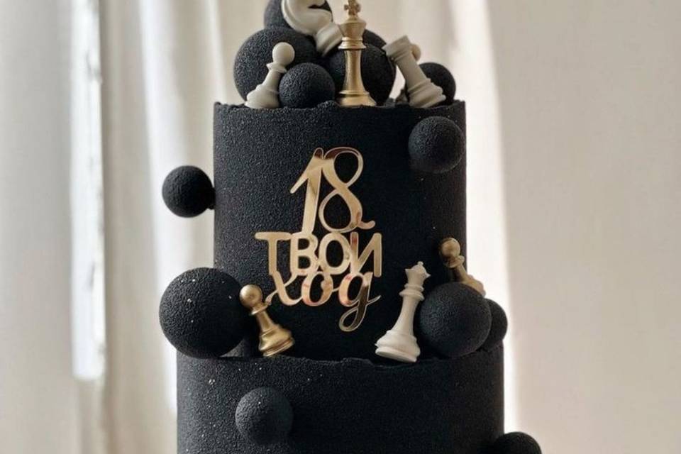 Chess Themed Cake