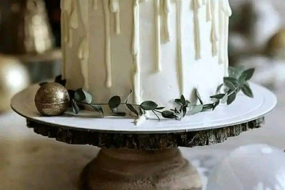 Christmas Candle Cake