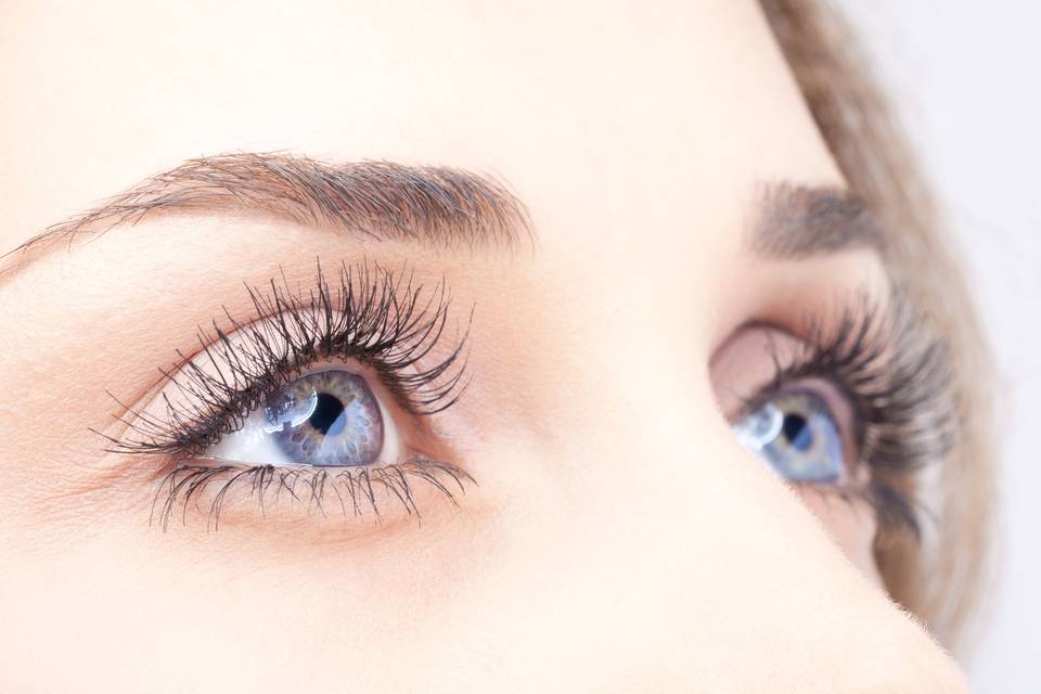Set of eyelashes done by jen