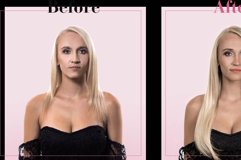 Before & After Extension Looks