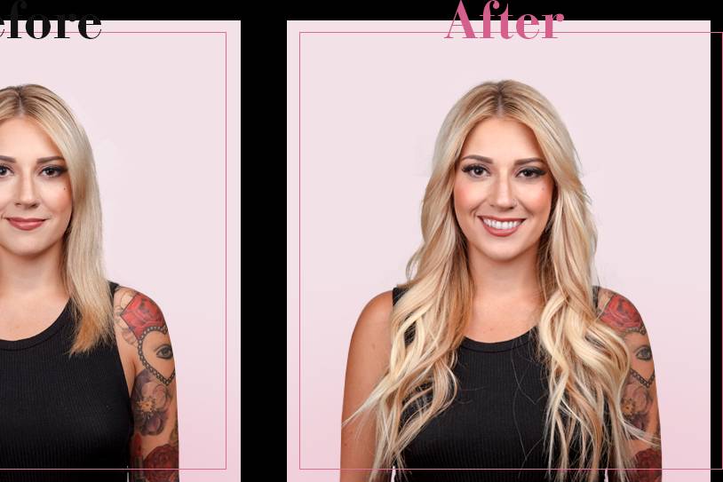 Before & After Extension Looks