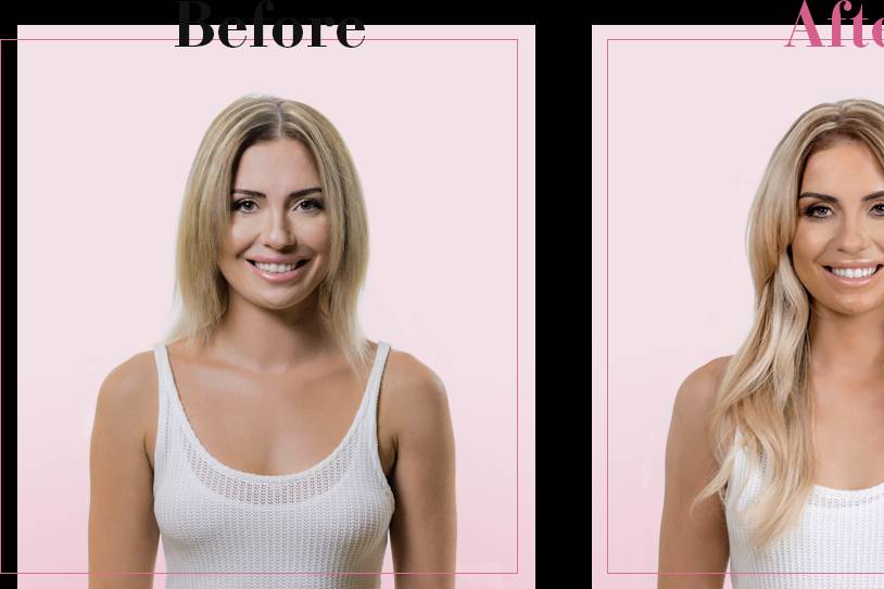 Before & After Extension Looks