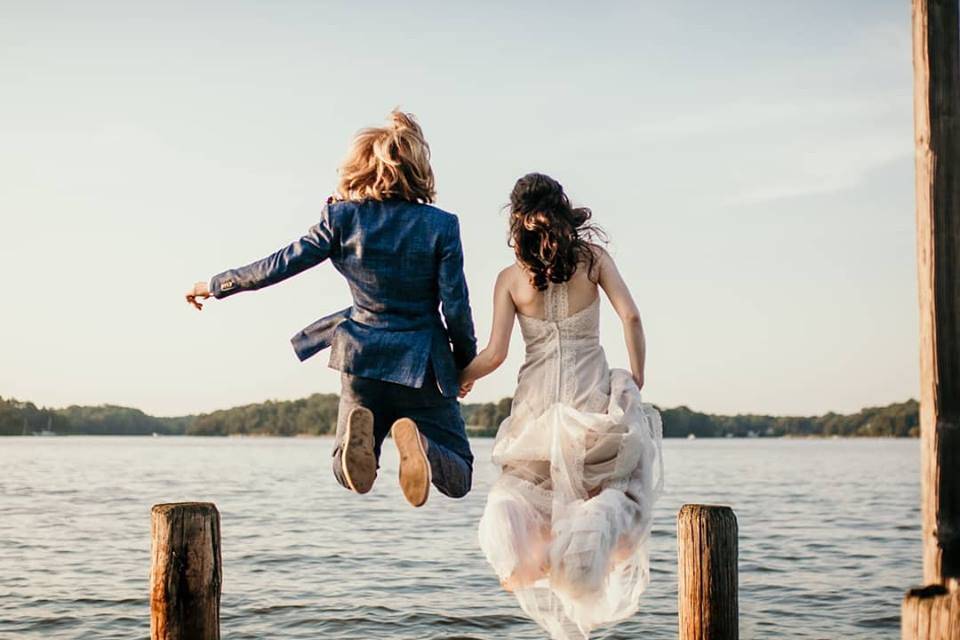 Jumping into marriage like...