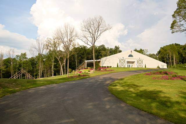 The venue from the drive up