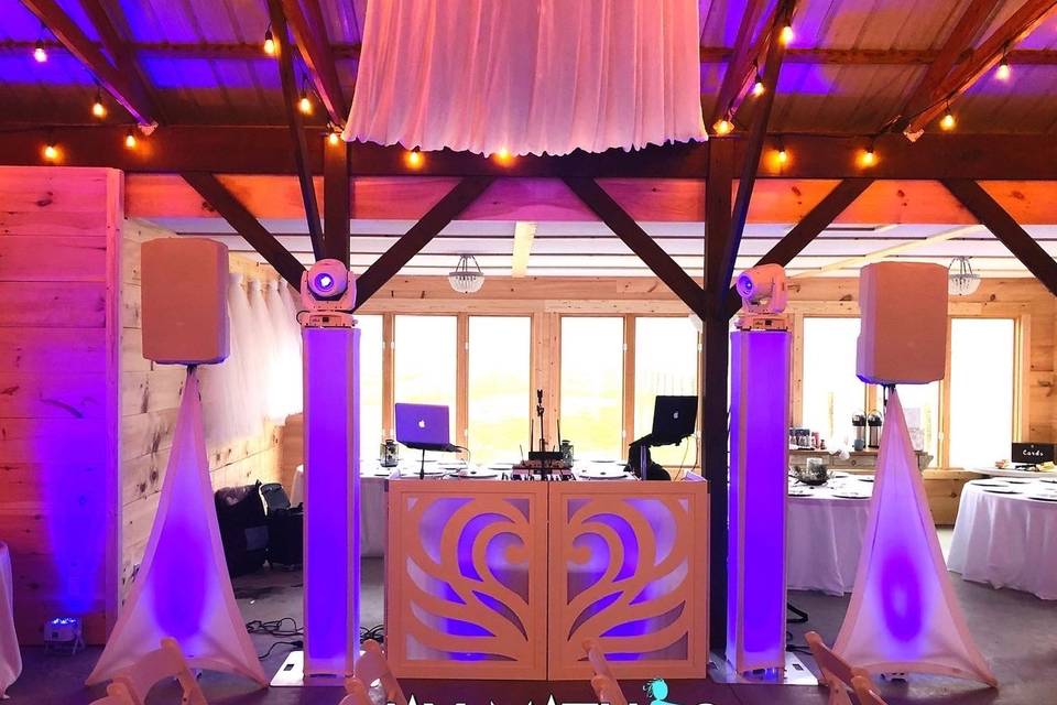 4ft tall LED MARQUEE “MR&MRS “