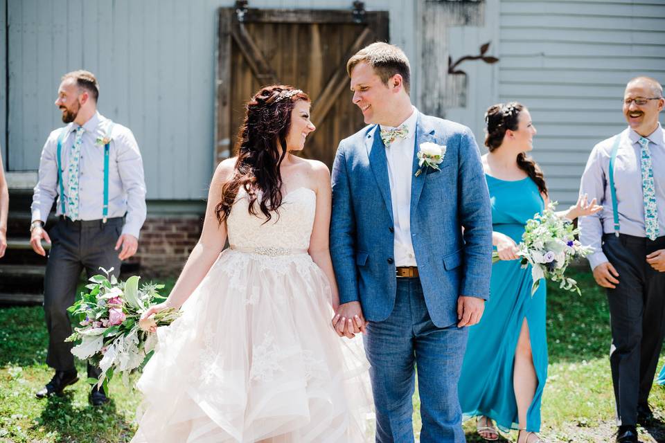 Bride and groom