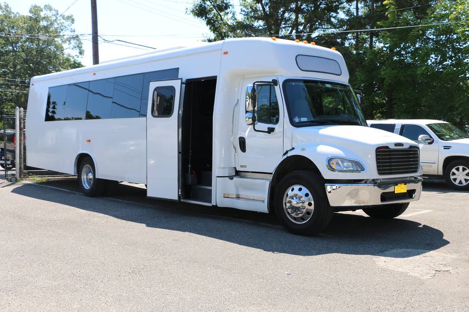 34 Passenger Limo Bus Interior