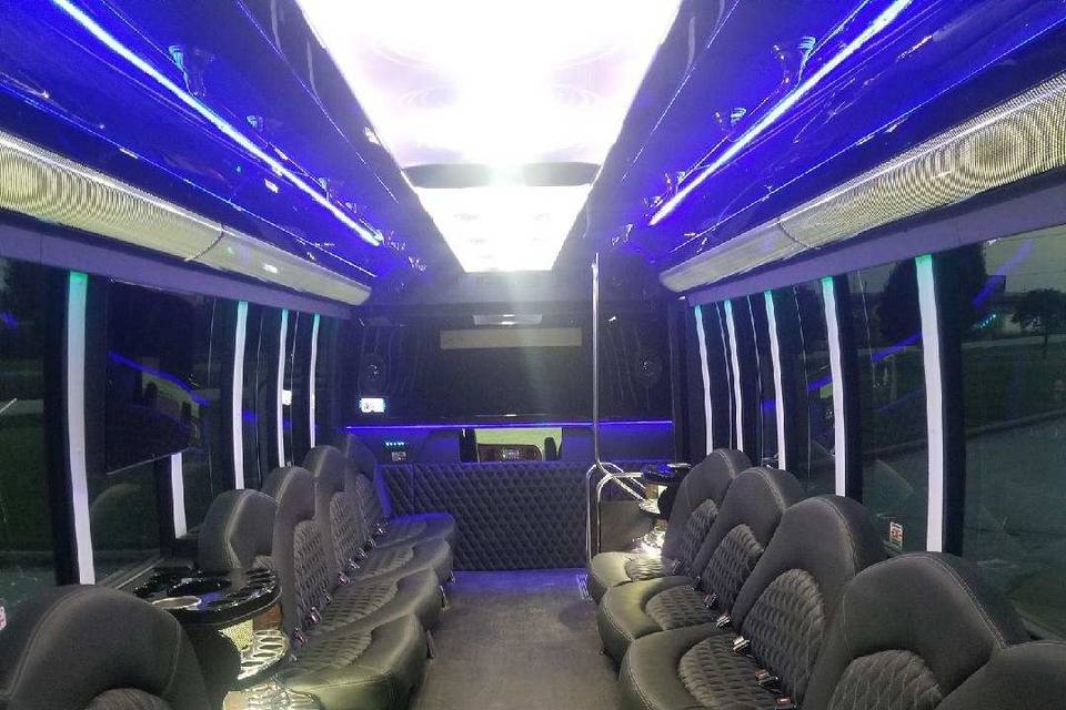 36 Passenger Limo Bus