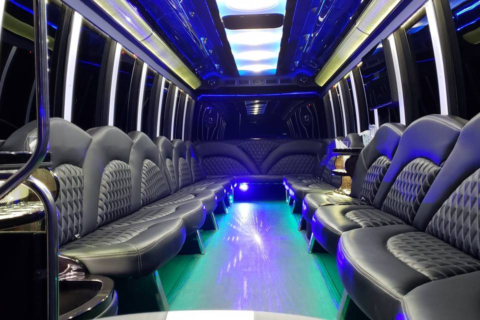 36 Passenger Limo Bus