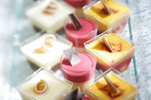 Assortment of mini French desserts