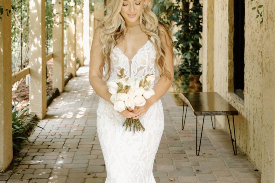 Boho glam gown