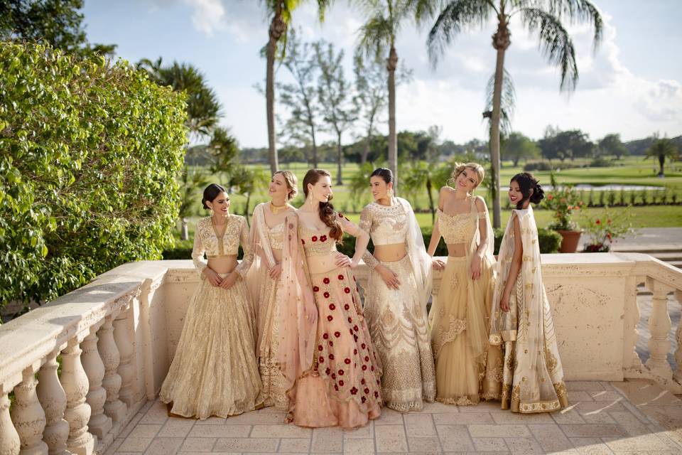 Fusion wedding Lehengas