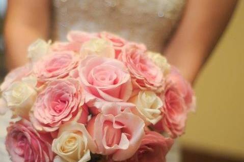 Pave of roses Bridal bouquet