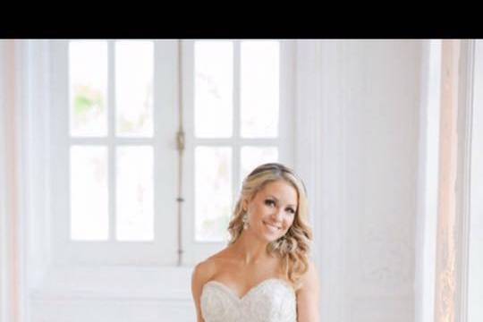 Beautiful bridal gown