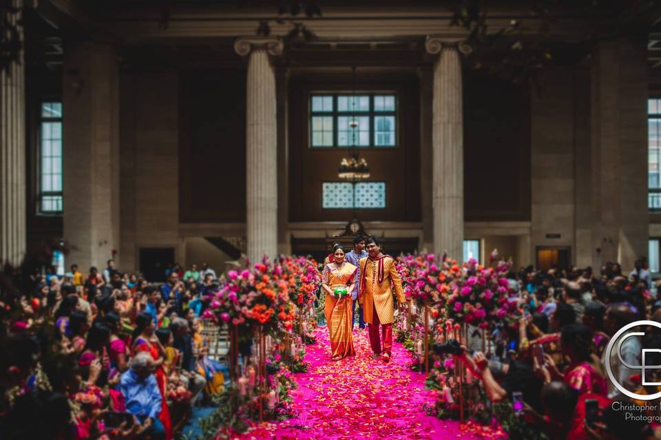 Columns Colorful Ceremony