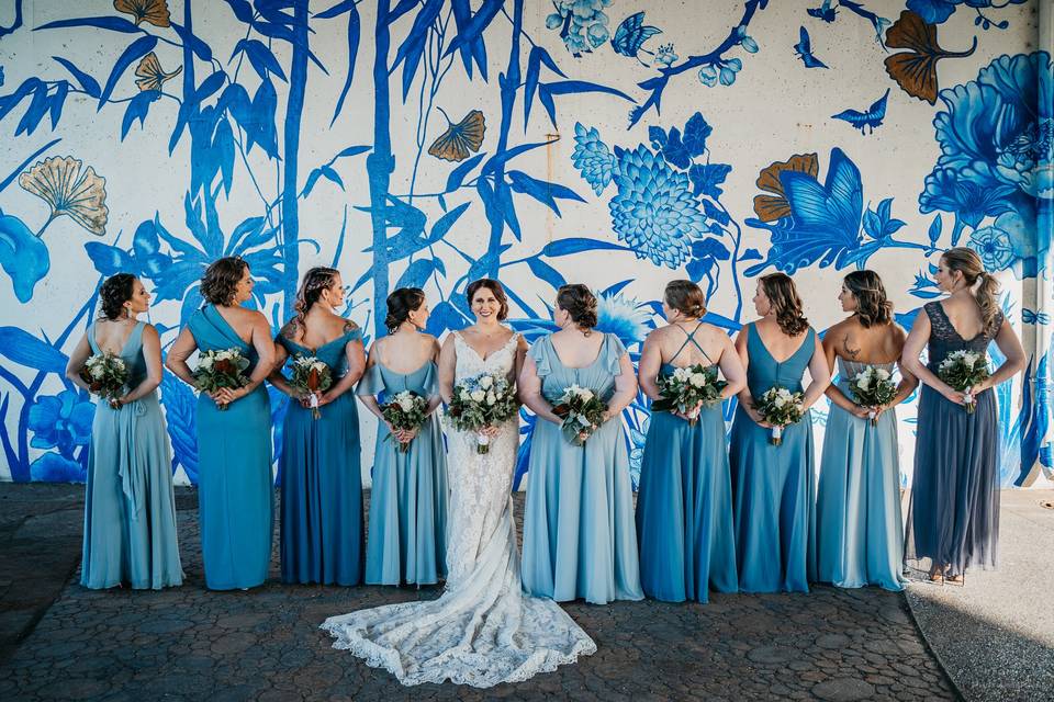 Bridesmaids Group Photo