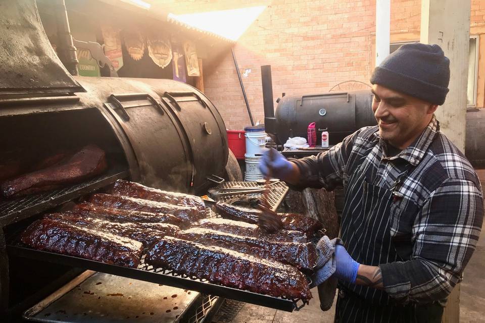 Smoked ribs