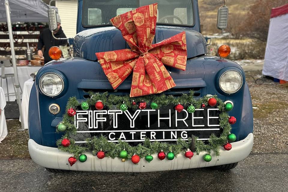 Christmas Pizza Truck