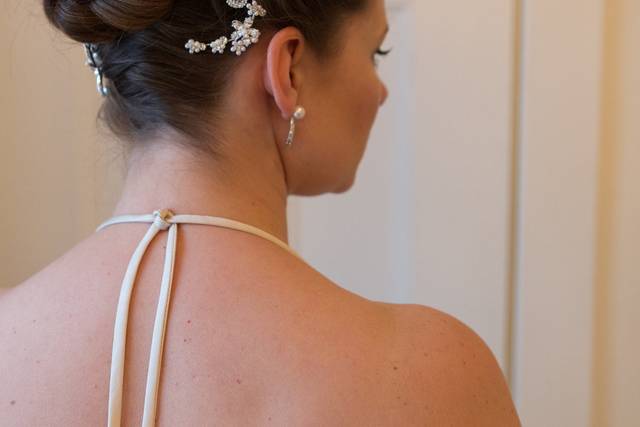 Bridal updo