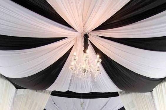 Indoor wedding set-up