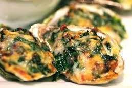 Oysters...Char Grilled - garlic, parmesan, parsleyLow Country – bacon, corn béchamelRockefeller – spinach, cream cheese, baconPigs & Pearls – cheese, bacon & jalapenos