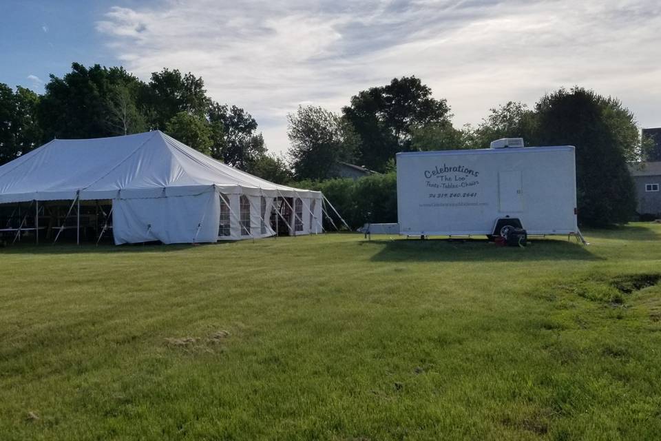 Tent and The Loo