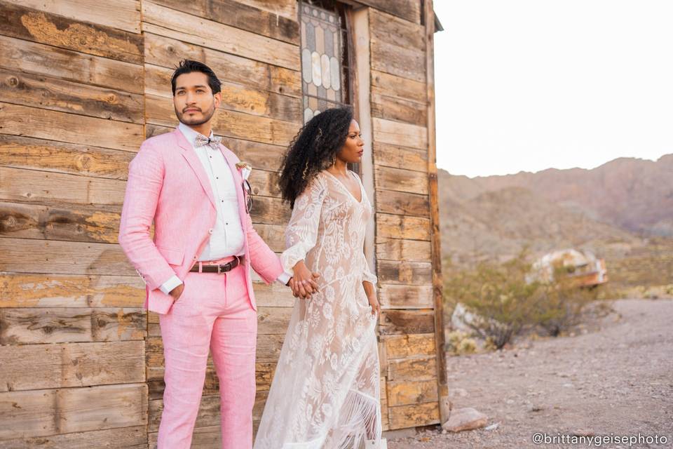 A pink wedding